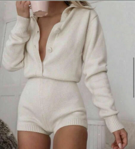 ZARA NUEVO MONO MUJER EDICIÓN LIMITADA TEJIDO MONO MONO CRUDO REF.6873/101 TALLA L Foto 3 de 4