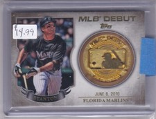 2016 Topps Major League Debut Giancarlo Stanton Florida Marlins MDM-GS Mint