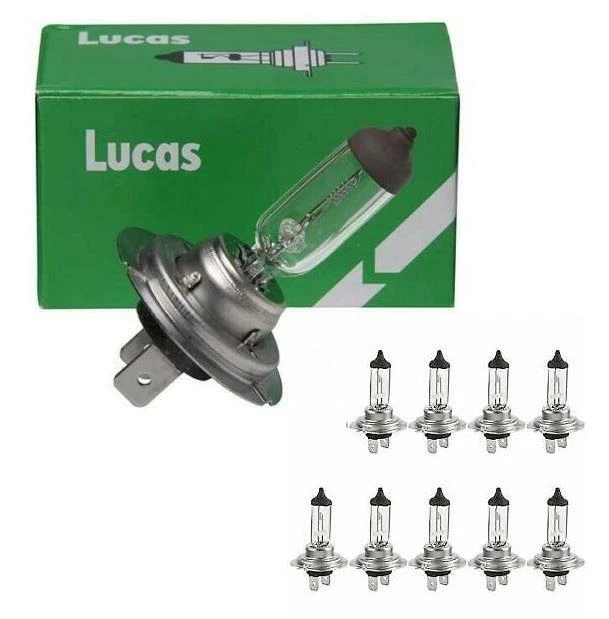 LUCAS LLB477 477 H7 12V 55W HALOGEN HEADLAMP BULBS X 10 