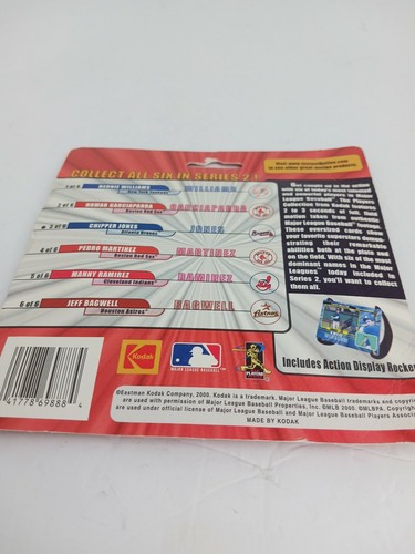 Neu versiegelt Vintage 2000 Kodak Chipper Jones Bewegungskarte MLB Braves - Bild 11 von 11
