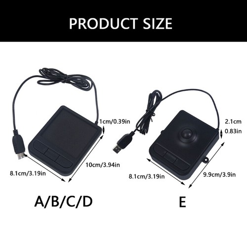 Space Saving USB Touchpad Three Button Control for Industrial Automation Systems - Photo 7/12