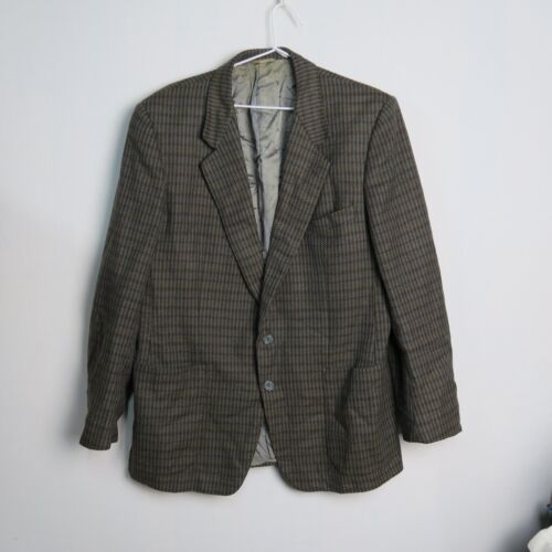 Ermenegildo Zegna Mens Suit Tuxedo Jacket Size 52 or L Large Wool Brown Formal  - Picture 1 of 12