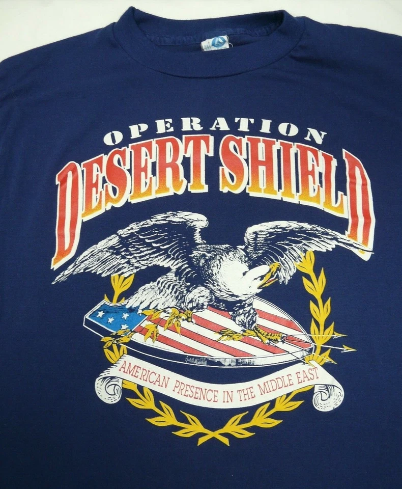 Camiseta Operación Escudo Desierto Presencia Americana en Oriente Medio Talla Mediana Foto 3 de 4