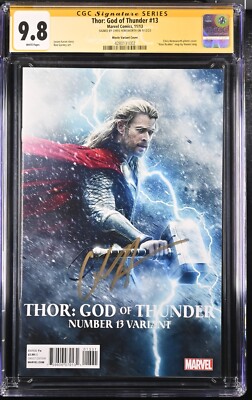 Thor God of Thunder 13 Movie Photo Variant CGC SS 9.8 Signed by