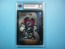 1995/96 BOWMAN'S BEST NHL HOCKEY CARD #BB8 MARTIN BRODEUR KSA 8 NM/MINT SHARP+