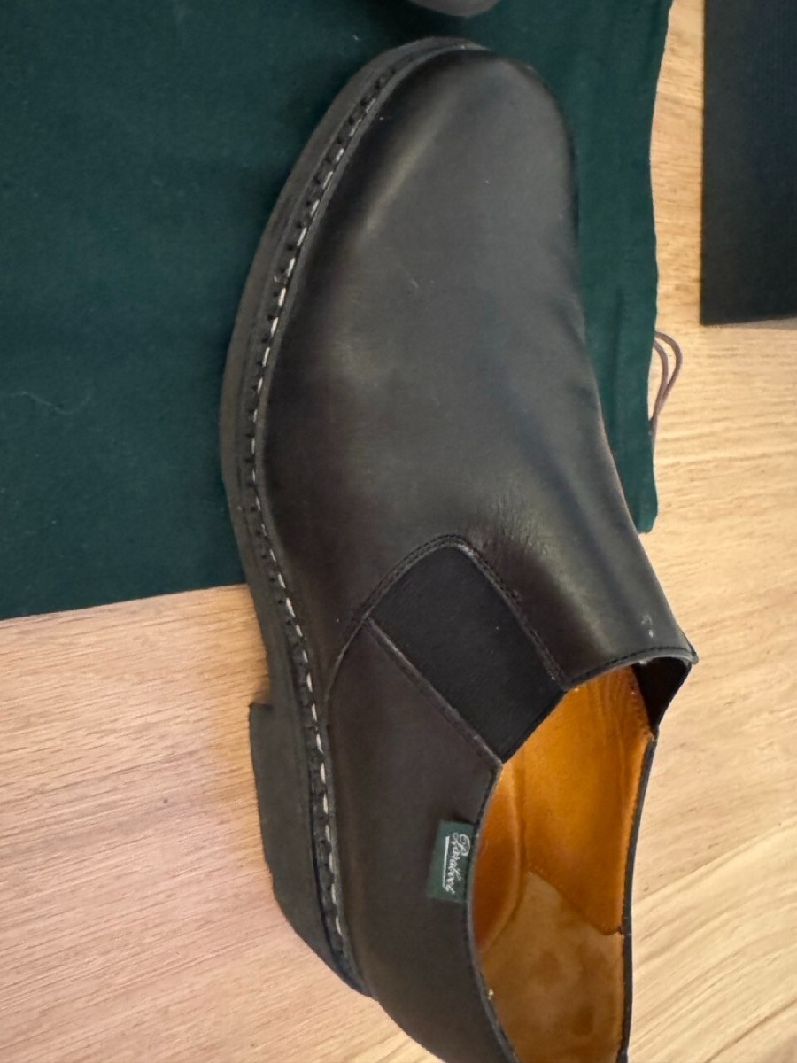 Paraboot PHOTON/TEX Photon side gore boots black NOIRE - LIS NOIR