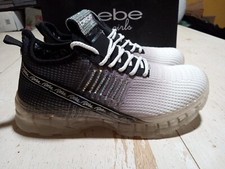 Bebe Girls Shoes Size 5 Rhinestone Ombre Athletic Stylish Sneaker NWB 40