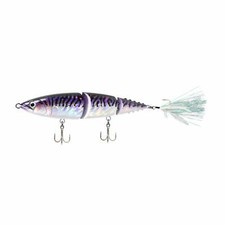 Fish Lab MAH-SS-9-PM Hard Mack Attack 3 pc. 9" swimbait PURPLE MACKEREL  | B6