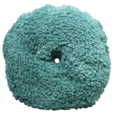 Presta  89016 9" Double-Sided Light Cut/Polish Green Wool Pad Marine Grade