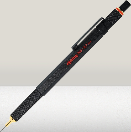 Rotring 800 Mechanical Pencil for drafting 0.7Mm Black japan import F/S