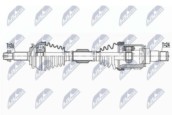 NTY NPW-TY-155 Antriebswelle FüR Lexus, Toyota-image