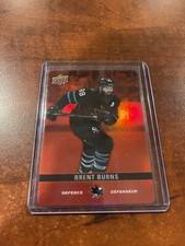 Brent Burns 2019-20 Upper Deck Tim Hortons Red Die Cut Hockey #DC-17 San Jose