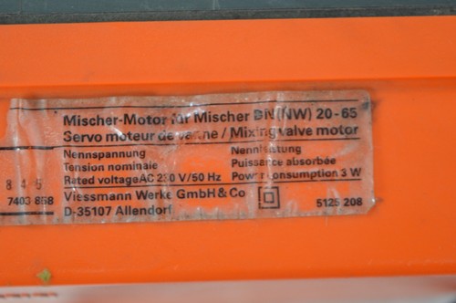 Viessmann Mischer-Motor für Motor DN (NW) Typ: 7403 858 (AB227K) - Bild 4 von 4