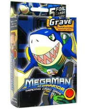 * MegaMan * Grave Sharkman Starter Deck Sealed NT Warrior Card Game Mega Man