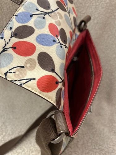 Bandolera Boden Floral Mensajero Bolso de Hombro Bolsillo Interno con Cremallera Viaje en muy buena condición - Imagen 11 de 12