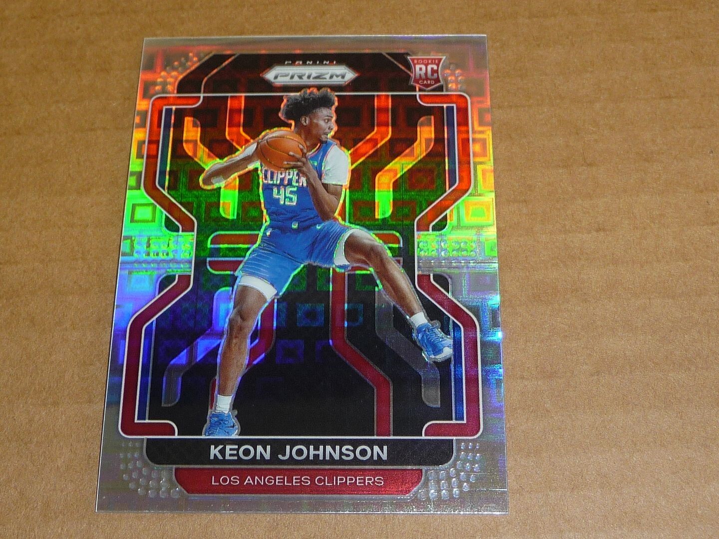 (D) 2021/22 Panini Prizm PREMIUM BOX SET PANDORA /150 KEON JOHNSON CLIPPERS #326