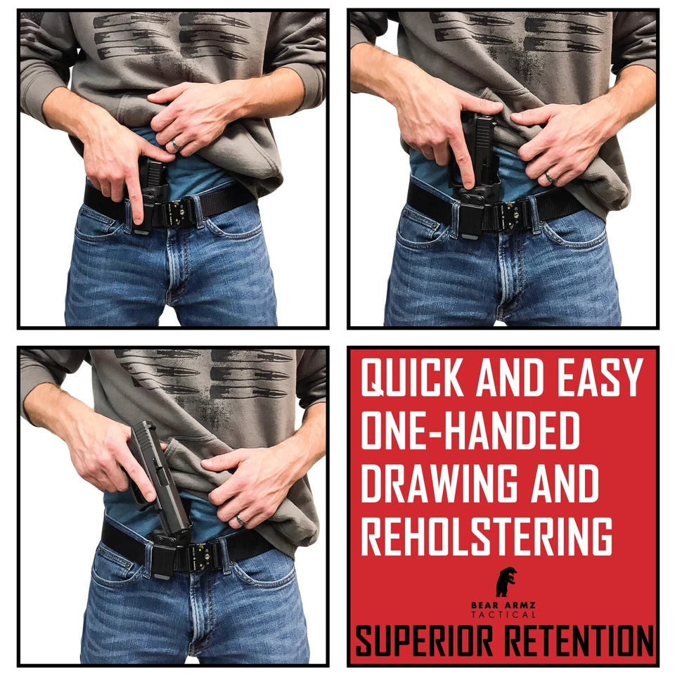 Кобура IWB из кайдекса совместима с пистолетом Sig Sauer P365/P365 SAS/P365X - Изображение 4 из 4