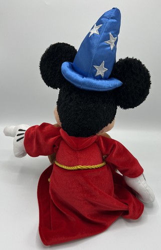 Disney Parks Mickey Mouse Wizard Fantasia Light Up Magic Sorcerer 22" PLEASEREAD - Picture 3 of 9