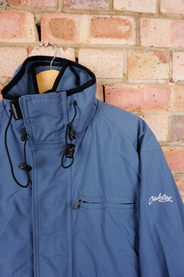 Vintage Oakley Software Azul Esquí Chaqueta Impermeable Gorpcore Hombre Talla M - Imagen 3 de 4