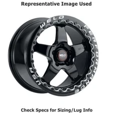 Weld Racing S90570022P42 Ventura Beadlock 17"x10" Wheel - Gloss Black