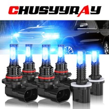 For Chevy Tahoe 2001-2006 6X Combo 9005 9006 LED Headlight 880 Fog Light 8000K