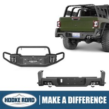 Hooke Road Tube Front Bumper Or Rear Bumper Bar For 2020-2025 Jeep Gladiator Jt Hooke Road Tube Front Bumper Or Rear Bumper Bar For 2020-2025 Jeep Gladiator Jt