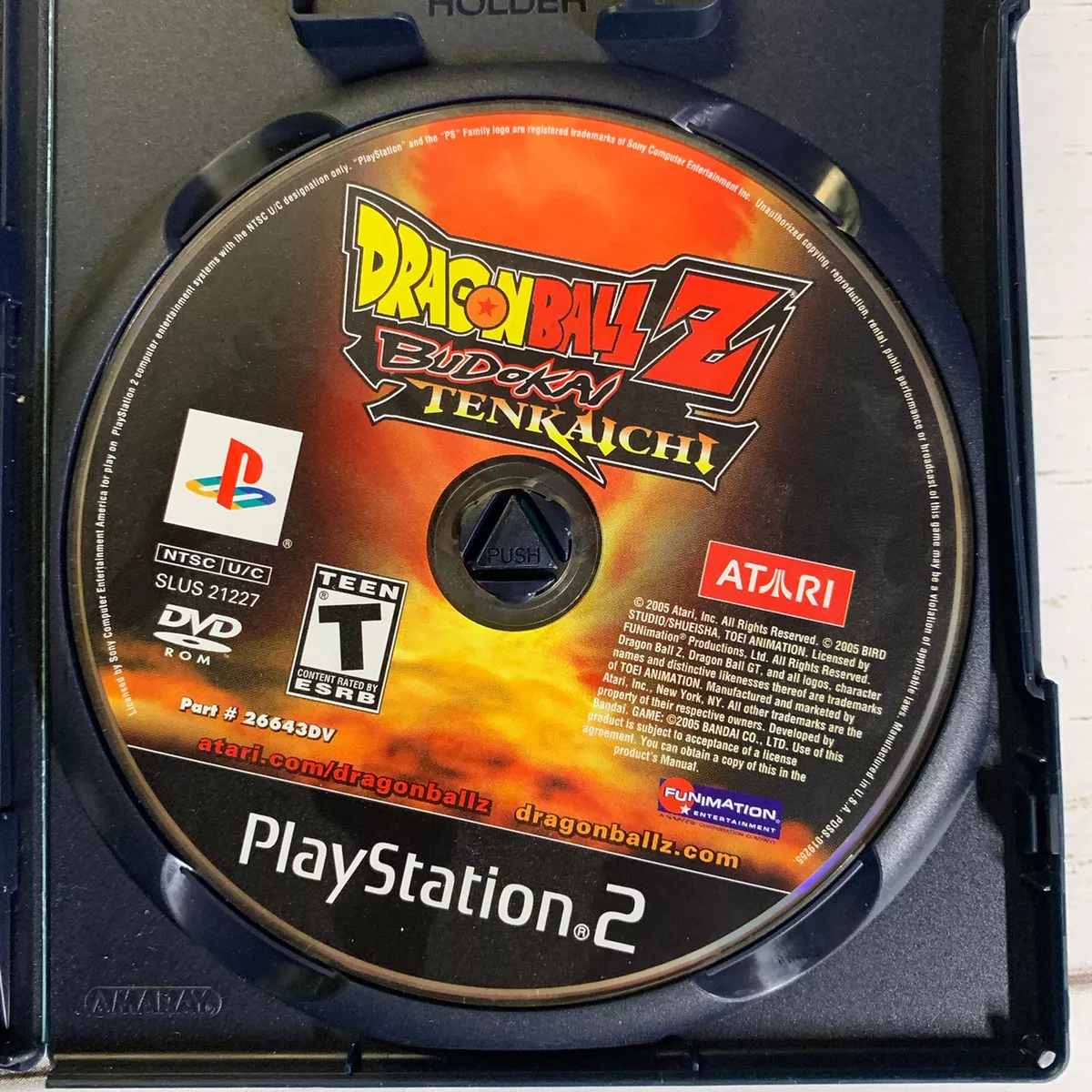 Just Bought Back Disc Only - Dragon Ball Z Budokai Tenkaichi 3 for