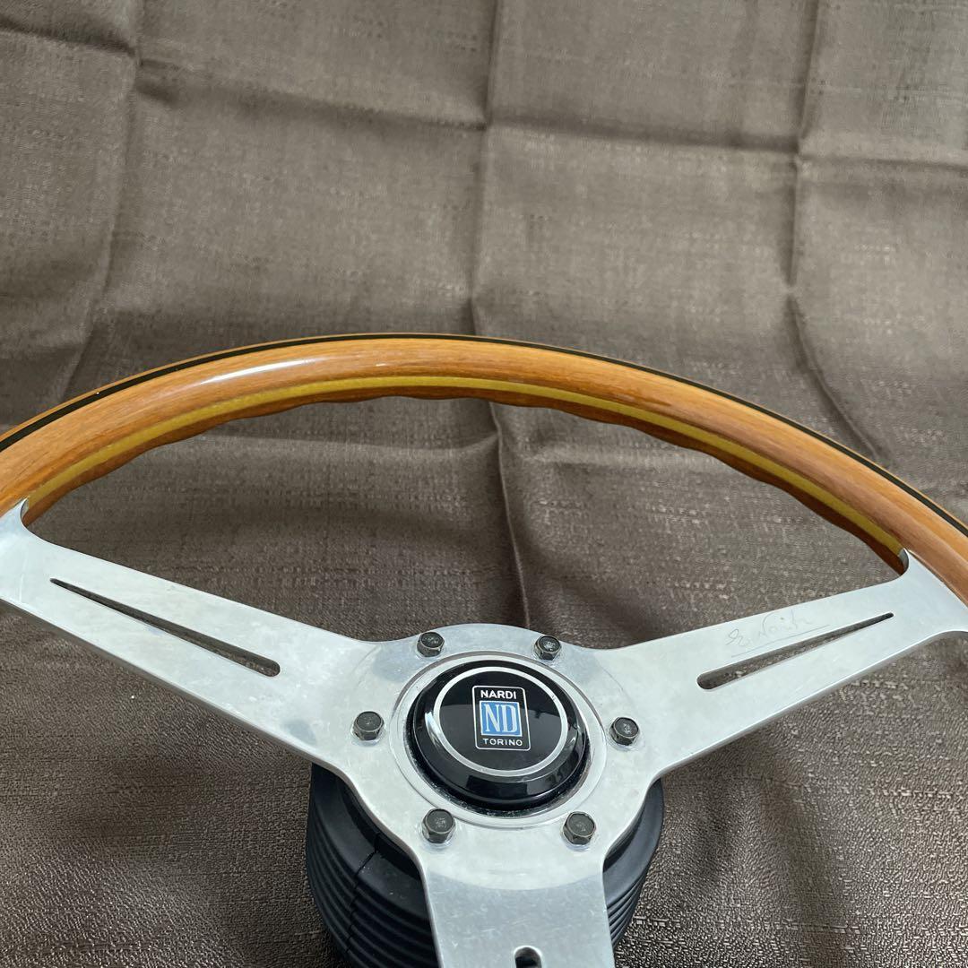NARDI Classic Wood Steering Wheel 36.5cm F/S Ships from Japan Rare
