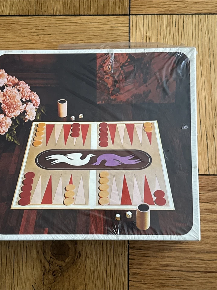 Vintage 1975 Backgammon Board Game Classic Strategy By S And R Games Sealed - Image 3 of 4