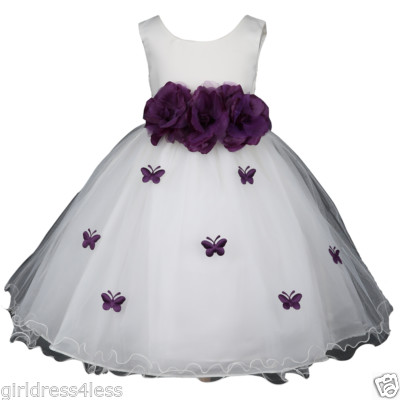 Ivory Butterfly Petals Halloween Princess Fairy Ruffled Girl Dress - Many Colors | eBay Ivory Butterfly Petals Halloween Princess Fairy Ruffled Girl Dress - Many Colors | eBay