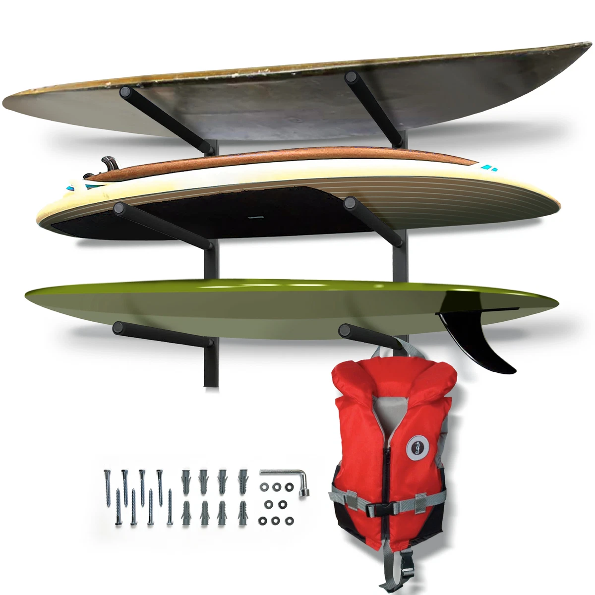 Sup board wall rack outlet