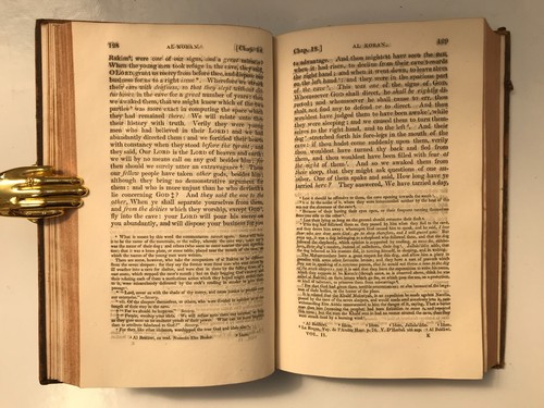 1825 Sale THE KORAN 2 Vols Alcoran Mohammed Translated English Notes Religion - 第 13/16 張圖片