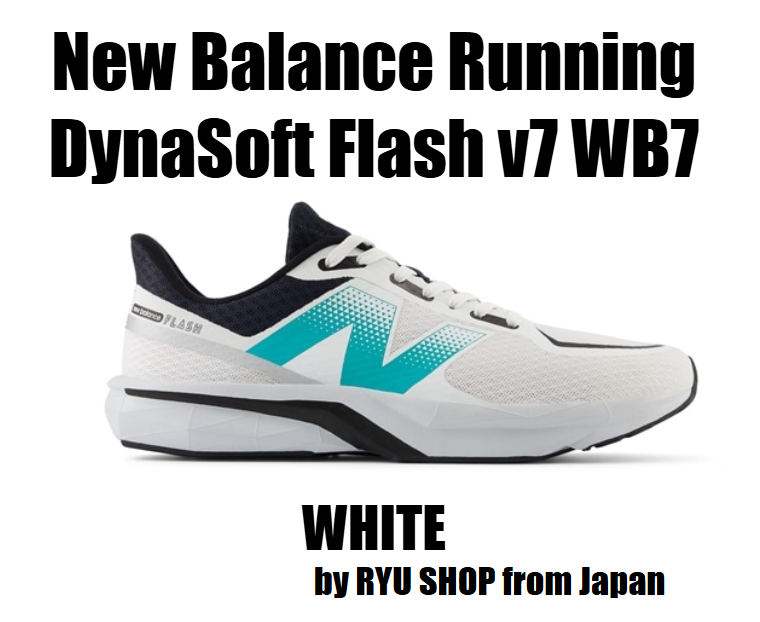 New Balance Men's Running DynaSoft Flash v7 WB7 MFLSHWB7 D WHITE