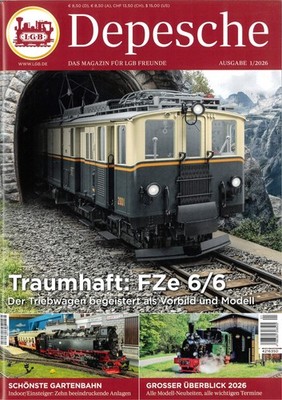 DEPESCHE - 1-2026 (Februar 2026) - 64 Seiten - neu und ungelesen