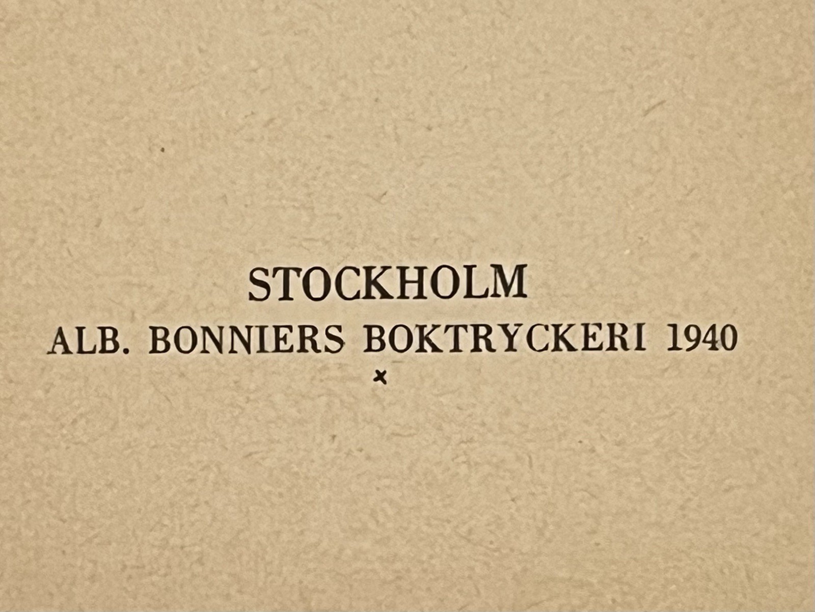 1940 MIN BARNDOM Maxim Gorki. Swedish. Leather Marbled HB