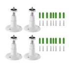 4x for Arlo Security Camera Mounts 360° Rotation ABS Brackets for Indoor Outdoor