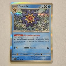 Carta Pokemon Starmie Holo NM 121/165 Scarlatto e Viola 151