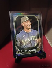 2024 Topps Allen & Ginter X #1 JULIO RODRIGUEZ Chrome Black refractor Ships ASAP