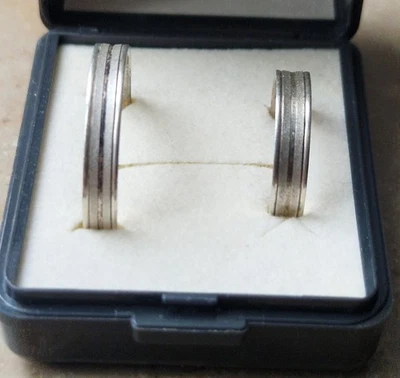 Trauringe/Partnerringe Silber 925 Mit Verpackung Neu - Bild 1 von 4