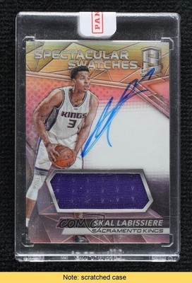 2016-17 Spectra Spectacular Swatch /149 Skal Labissiere Rookie Auto RC READ 2t8