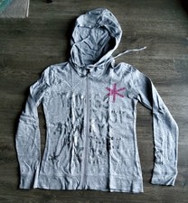 Frogbox ⭐ Damen Hoodie Kapuzenjacke grau Gr. 36 Jersey