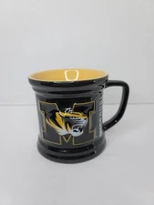 The Encore Group Mizzou Missouri Tigers Black and Yellow Ceramic Coffee Mug