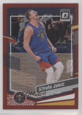 2023-24 Panini Donruss Optic Red Prizm 73/99 Nikola Jokic #19 8e3