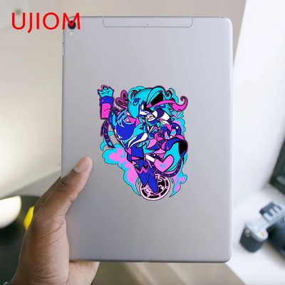 UJIOM Creativite Graffiti Helluva Boss Wall Stickers Vinyl Scratch Refrigerator 