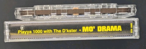 Playa 1000 with The D'kster- Mo' Drama OG Cassette Tulsa Ok Rap Tape Rare 1994 - Picture 3 of 5