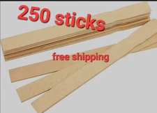 Paint Stir Sticks! Stir Paint  250 Pieces- Make Crafts Ect Free Shipping!!