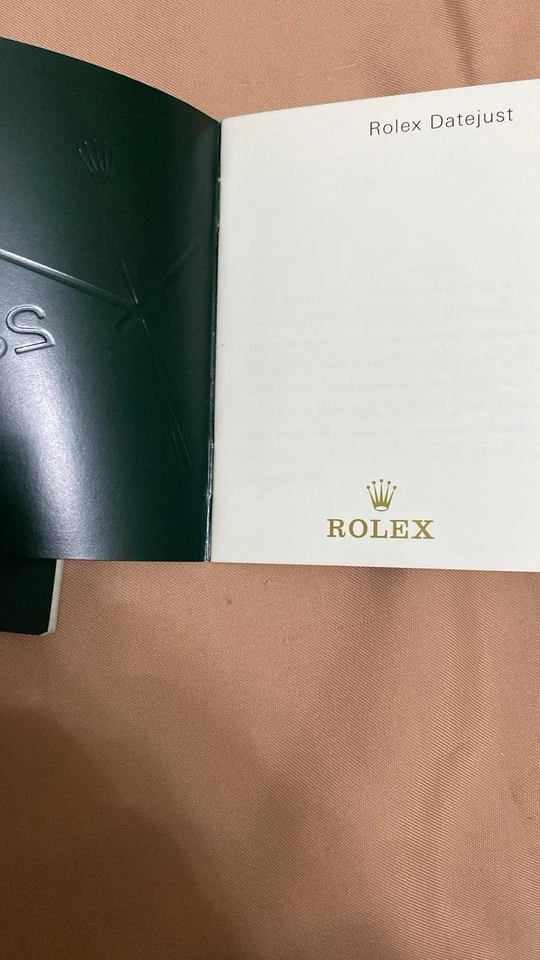 Booklet Libretto Rolex Datejust 2002 - Immagine 2 di 4