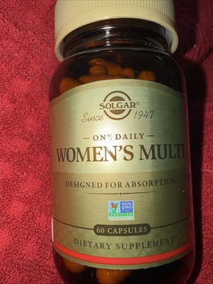Solgar One Daily Women's Multivitamin Whole Body Support, 60 Capsules