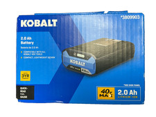 BRAND NEW Kobalt 2.0 Ah Battery 40V MAX Lithium-Ion Model 3809903 Black