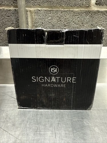 Signature Hardware Adelphi 4½″ Square Shower Drain Brushed Nickel SH607BN - Picture 3 of 3